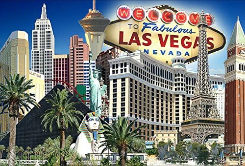 Nevada USA United States Fridge Refrigerator Magnets (City: Las Vegas #K2)