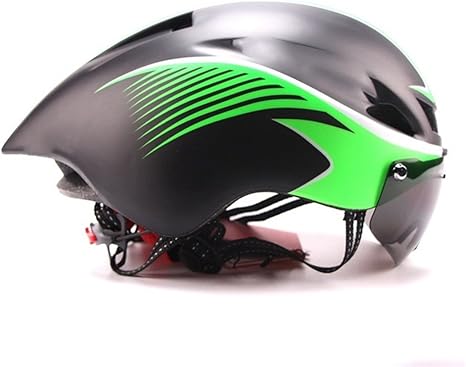 Gooennsa Casco Cool Casco Casco Casco Casco De Bicicleta Para Adultos Hombres Ciclo De Montana Casco De Bicicleta Venta Con Gafas Tt Casco De Bicicleta De Carretera Hombre Mujer Infantil Black