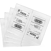 Shipping Labels with Rounded Corner, 8.27 x 5.32 Inches Half Sheet Self Adhesive Shipping Address Labels for Laser and Inkjet Printer, 200 Labels