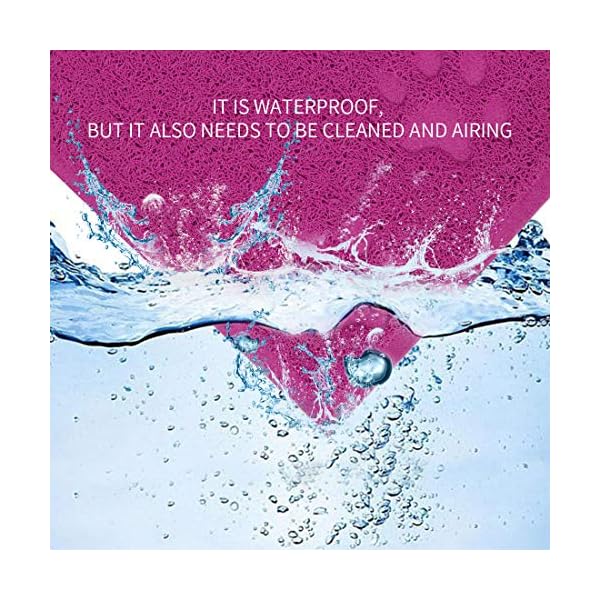 Petxt, tappetino per lettiera per gatti, facile da pulire, impermeabile e resistente, con cuscinetto di controllo della…