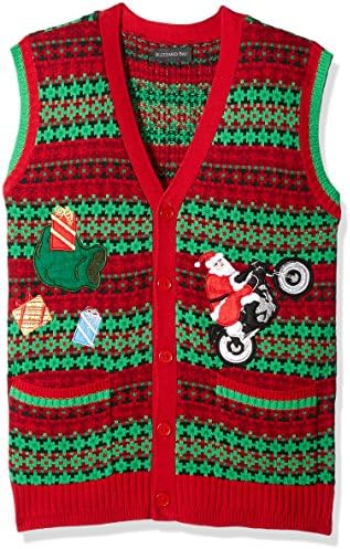 Blizzard Bay Men's Ugly Christmas Sweater Santa
