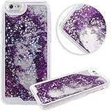 Shark-TM Floating Bling Glitter Sparkle Stars Hard Case For Apple Iphone 6(5.5-Inch)(Puple)