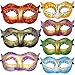 IETANG 12pcs Set Half Masquerades Mardi Gras Masks Costumes Party Accessory