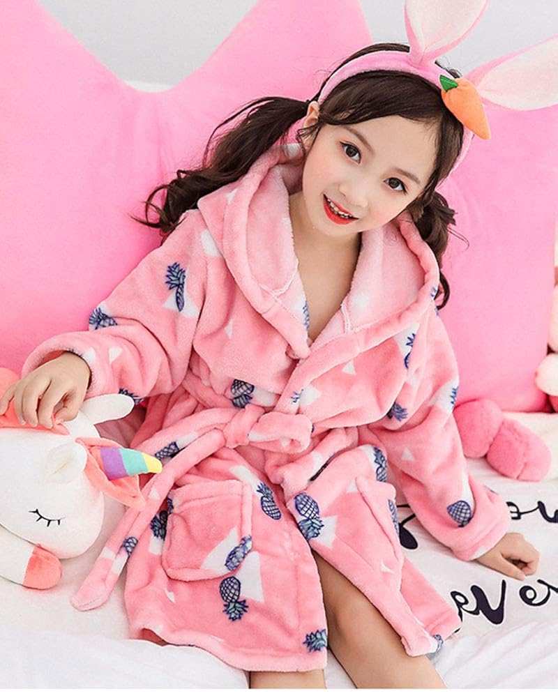 peignoir flamant rose