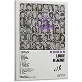 Lucki GEMINI! Canvas Poster Bedroom Decoration Landscape Office Valentine's Birthday Gift Frame-style12x18inch(30x45cm)