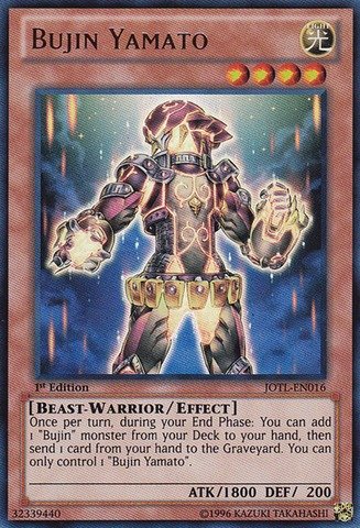 Yu-Gi-Oh! - Bujin Yamato (JOTL-EN016) - Judgment of the Light - Unlimited Edition - Ultra Rare
