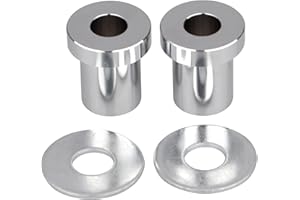 BID4ZE Aluminum Solid Billet Handlebar Riser Bushings For Harley Softail Touring Road King Electra Street Glide FLHX FLTR FLT
