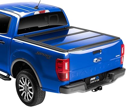 Amazon Com A R E Fusion Painted Hard Fold Truck Bed Tonneau Cover Ar22022l Ux Fits 2019 2020 Ford Ranger 5 Bed Paint Code Ux Silver Ingot Metallic Automotive