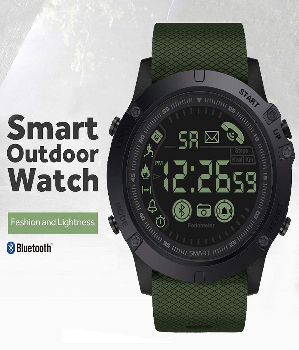 bluetooth wrist watch with incoming call indicator