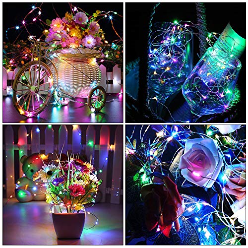 Cadena de Luces, Guirnalda de Luces con 16 Modos, Guirnalda Luces LED USB, 10m 100 LEDs Guirnalda de Luces con Control Remoto y USB, para Carnaval,Casa,Navidad,Boda,Halloween,Bares, Restaurantes