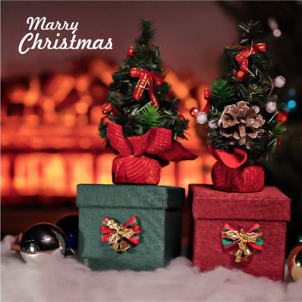 Amazon Co Jp Lulaa クリスマスりんごボックス クリスマスギフトボックス クリスマスツリー Ledライト付き クリスマス飾り クリスマス 包装袋 紙箱 ボタン電池付き 緑 赤 プレゼント ホーム キッチン