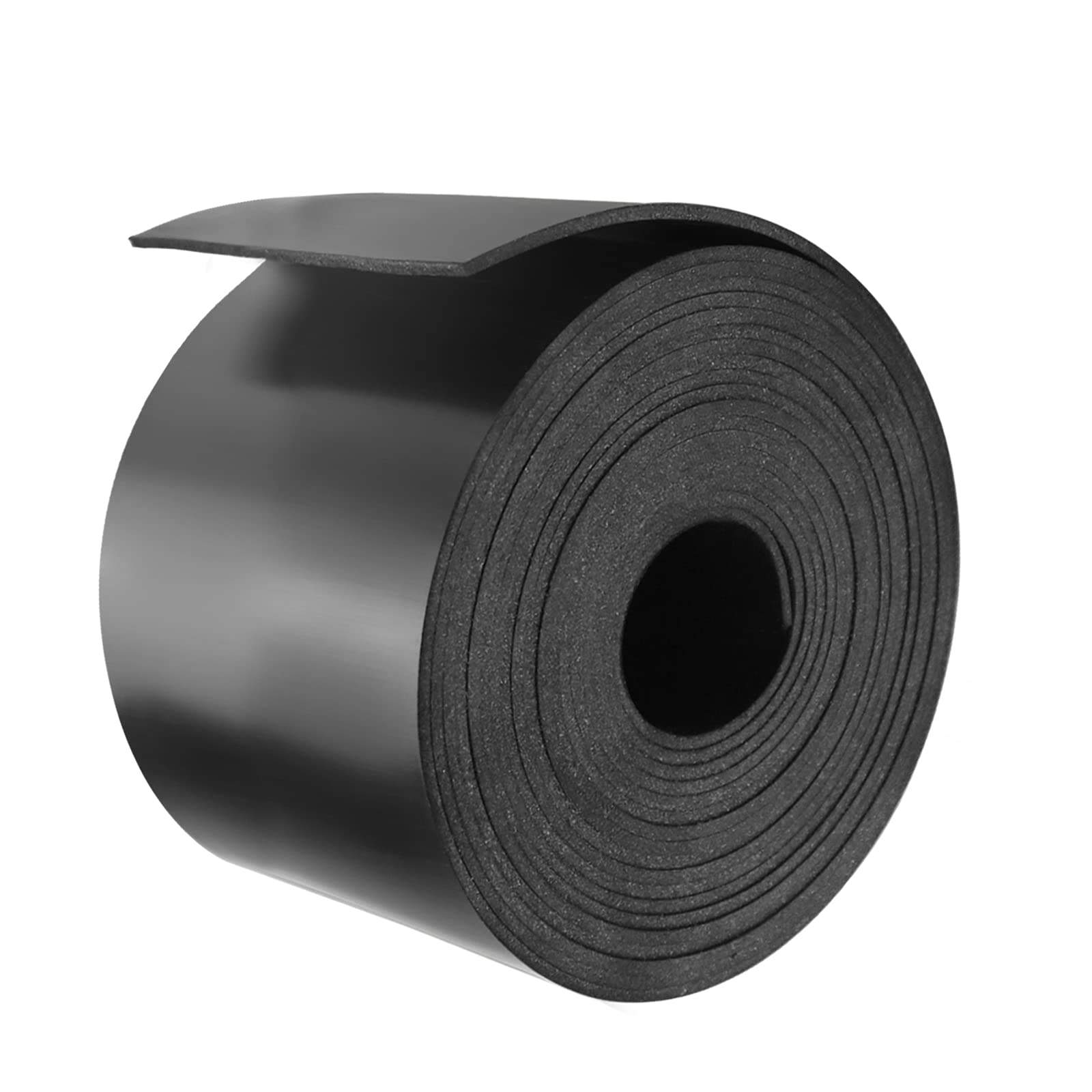 Storystore Neoprene Rubber Sheet 80mm(W) x1.5mm(T) x3m(L) Neoprene Rubber Strips Solid Rubber Rolls for DIY Gaskets, Crafts, Pads, Flooring Protection, Supports, Leveling, Anti-Vibration, Anti-Slip
