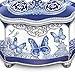 Blue Willow-Inspired Flights Of Love Heirloom Porcelain Butterfly Music Box by The Bradford Exchange