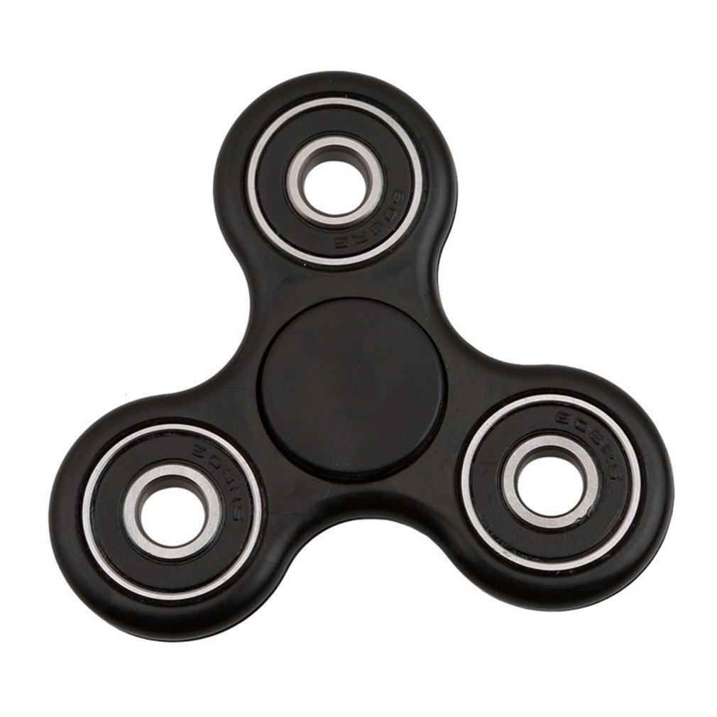 eLander Fidget Toys Hand spinner [Black], ADHD, Anxiety, and Autism Adult Children