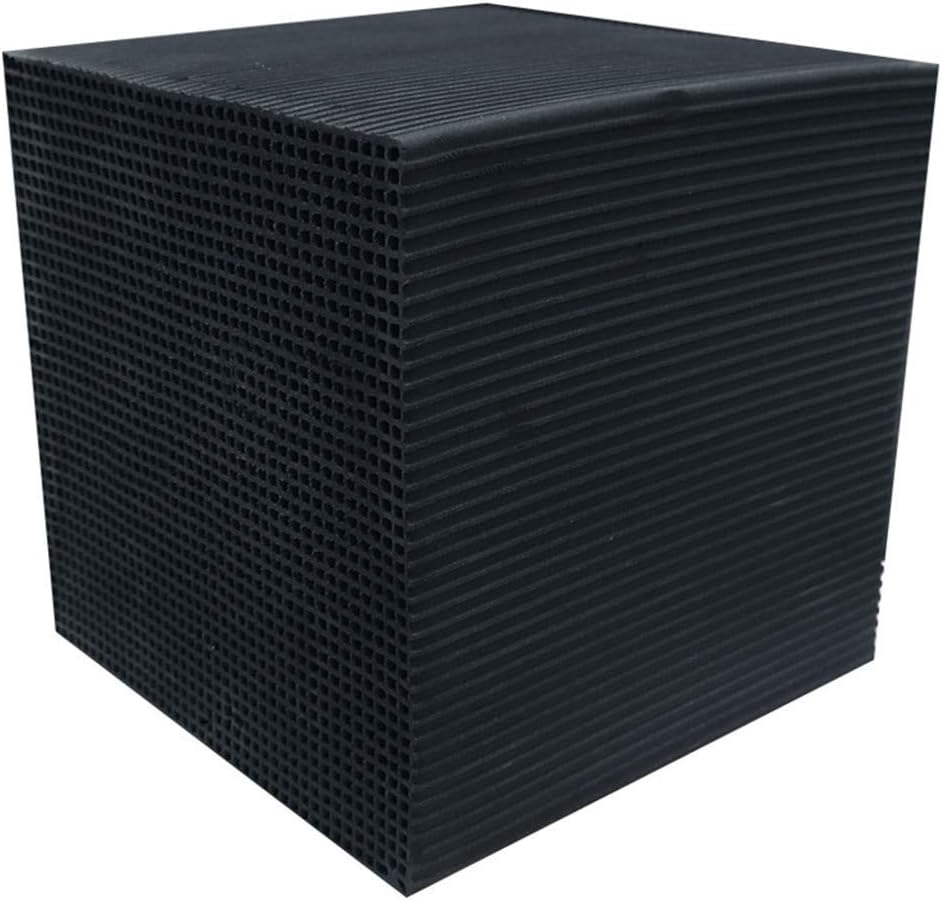 HOOPERT Water Purifier, Eco-Aquarium Water Purifier Cube Fish Tank Filtration Material Rapid Water Purification Filter for Aquarium,Ponds,Water Tank Water Purification, 10X10CM (Black)