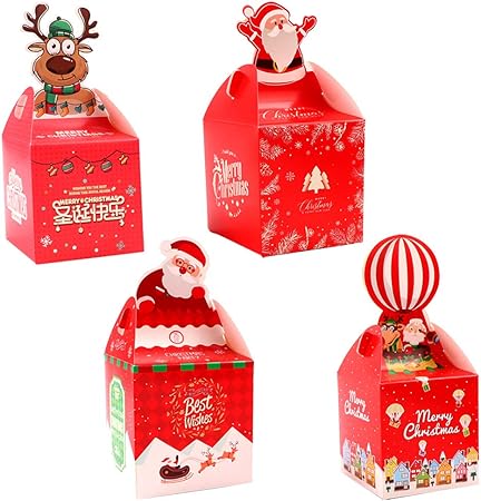 Confezioni Per Regali Di Natale.Scatole Regalo Natale 20 Pcs Confezioni Regalo Dolcetti Biscotti Dolci Caramelle Scatole Regalo Per Natale Compleanni Vacanze Lauree Matrimoni Il Ringraziamento I Regali Di Compleanno E Il Partito Amazon It Casa E Cucina