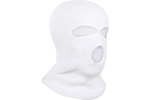 TRIXES Balaclava for Men - 3 Hole Balaclava - Thermal Mask - Warm Winter Mask - Neck Warmer - Ski Mask - Bike Accessories
