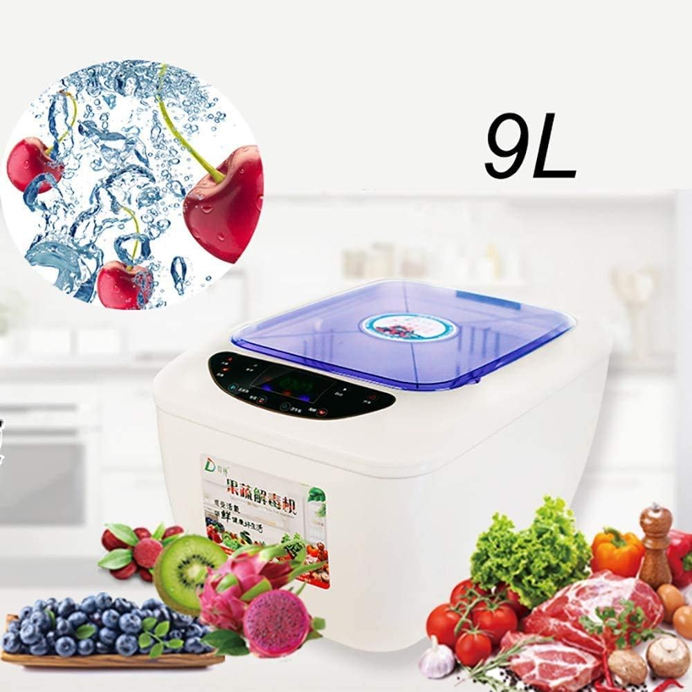 XIAOYU Vegetable Washer Machine, Washer Machine - Seafood Cleaning Machine, Automatic Household Ultrasonic Cleaning Machine, LED Intelligent Control Panel