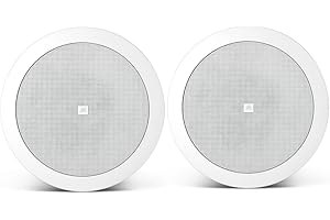 JBL Professional 24C Micro 4.5-Inch Background/ForegroundCeiling Speaker, White, Sold as Pair
