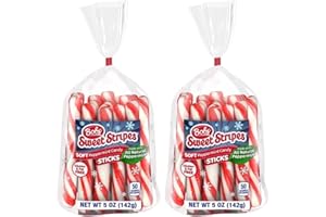 Bobs Sweet Stripes Peppermint Candy Sticks (2 pack), Made with All Natraul Peppermint, Gluten Free, Fat Free, with Deal Dave card