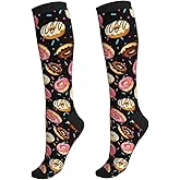 Bshuey Compression Socks For Women & Men Circulation 15-20 Mmhg Knee High Best Support For Travel Running Athletic