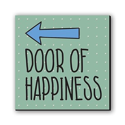 Seven Rays Door Of Happiness Fridge Magnet/Multipurpose Magnet ,Multicolour