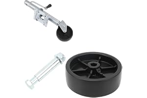 6 Inch Jack Wheel,Boat Trailer Jack Swivel Caster Wheel trailer wheel 12LB Load Capacity with Pin jack Replacement Jack Wheel