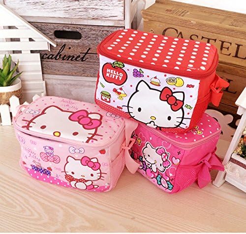 Practical Portable HELLO KITTY thickening Waterproof Cooler Ice Bags Lunch Bag Leisure Picnic Packet Bento Box Food Thermal Bag