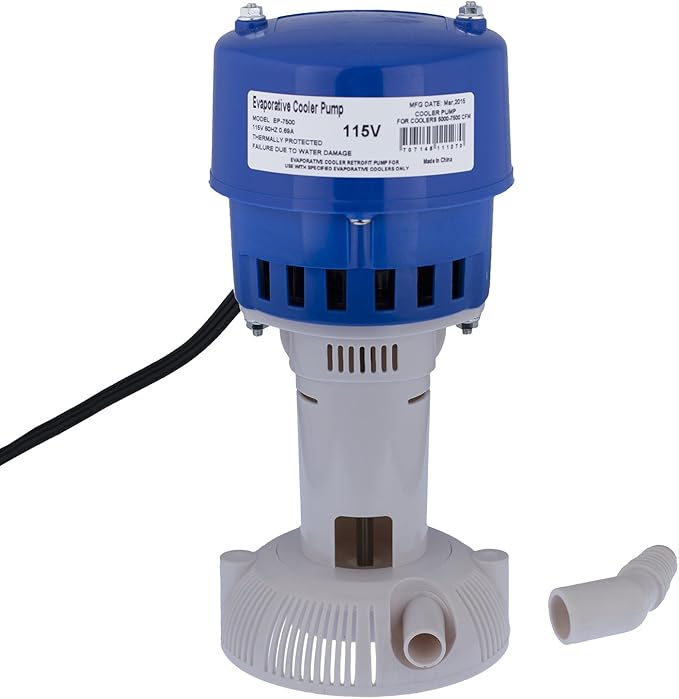 LASCO EP7500 Evaporative Cooler Pump for Coolers 5, 000 to 7, 500 CFM