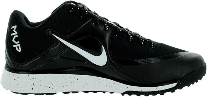 Amazon Com Nike Mens Lunar Mvp Pregame Ii Trainers 10 Us Black White Baseball Softball