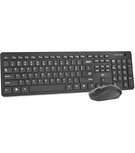 Amazon.com: Wireless Keyboard and Mouse Combo,Rii RK211 2.4G Full