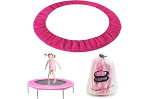 ABIPHOP Mini Trampoline Spring Cover 36 Inch Small Trampoline Safety Pad for 6 Holes Round Trampoline Tear-Resistant Oxford Cloth Anti-Vibration Easy to Install Replacement, Multiple Color Options