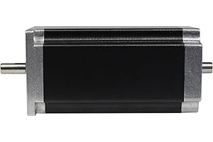 CNCTOPBAOS Nema23 112mm Stepper Motor 425oz-in 280Ncm 3A Dual Shaft for CNC Milling Lathe Router Engraving Machine