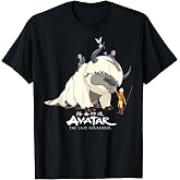 Avatar: The Last Airbender Appa Group Shot Logo Graphic Tee T-Shirt