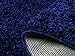 RugStylesOnline Shaggy Collection Solid Color Shag Area Rugs (Navy Blue, 5'x7') (4014)