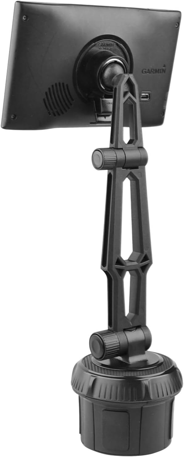 APPS2Car Car Cup Holder GPS Mount with Adjustable Arm for Garmin Nuvi