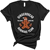 TeesAndTankYou Gingerbread Running Team Shirt Unisex