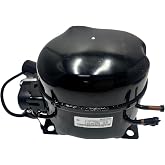 Desfandom R134A Refrigeration Compressor 115V 60HZ 1PH | Durable, Compatible with Embraco NEK2150GK
