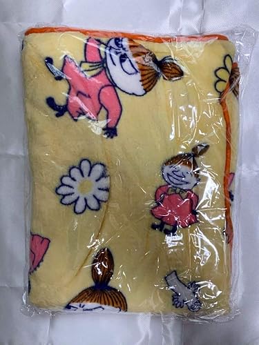Amazon Co Jp ムーミン フランネル ひざ掛け 100 70サイズ かわいいリトルミイ イエロー リトルミィ 膝掛け ひざかけ ホビー
