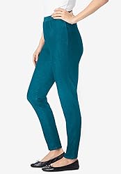 Woman Within Plus Size Petite Fineline Denim