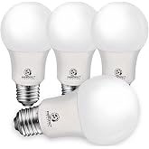 Energetic 75W Equivalent A19 LED Light Bulb, Warm White 3000K, 10W 1200 Lumens, UL Listed, E26 Standard Base, Non-Dimmable LED Light Bulb, 4 Pack
