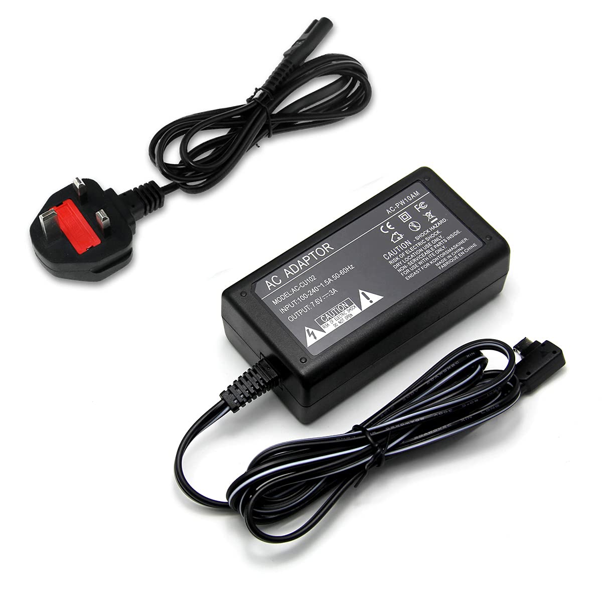 Glorich AC-PW10AM ACPW10AM Replacement AC Power Adapter for Sony Alpha SLT-A57, A77, A99, DSLR-A100, A200, A230, A290, A300, A330, A350, A380, A390, A450, A500, A550, A580, A700, A850, A900 Cameras