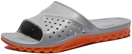 MAYI Unisex-Erwachsene Badelatschen Sommer Flach Dusch-& Badeschuhe Rutschfeste Badeschlappen