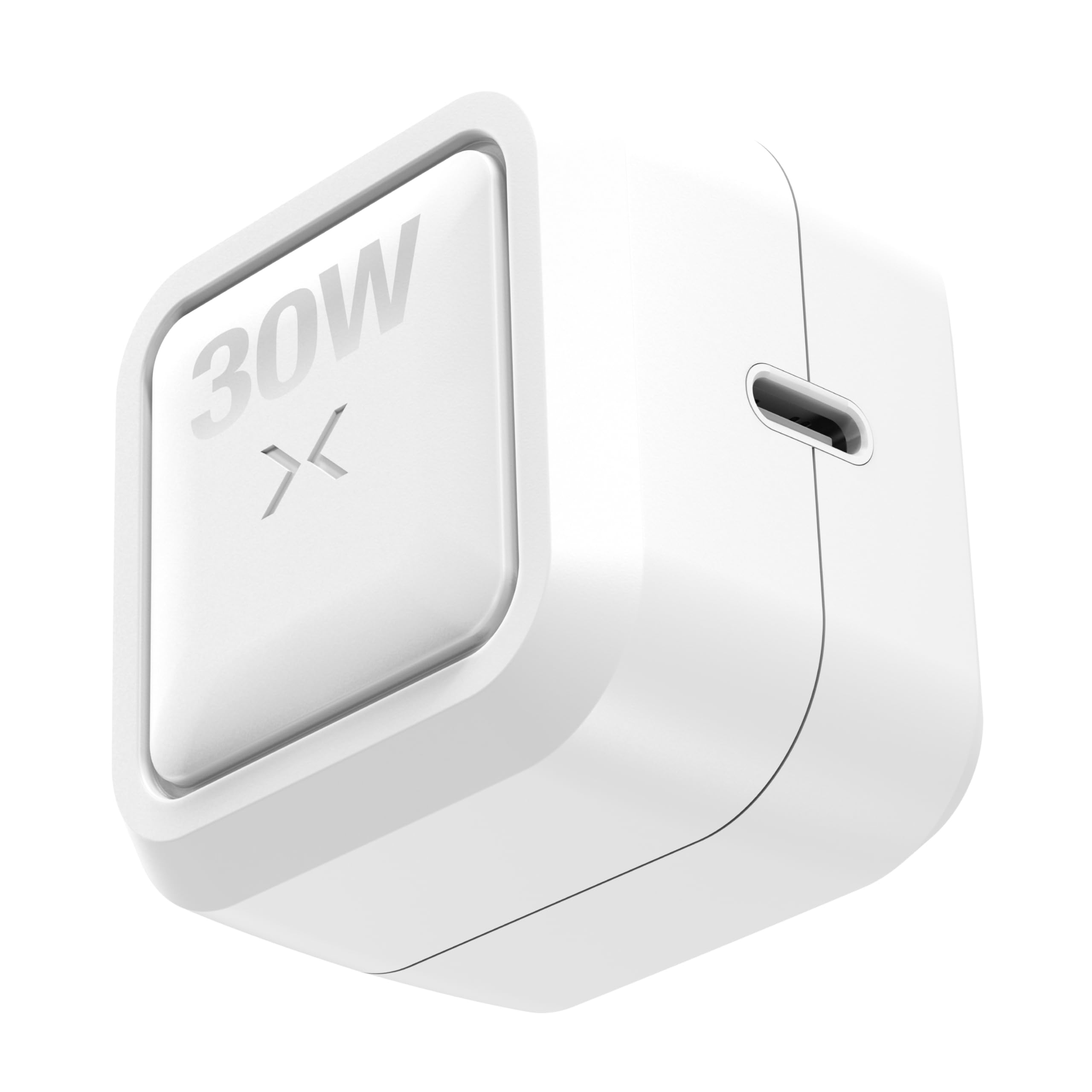 NOCO XGrid X30: 30W USB-C Charger – Single Port GaN Power Adapter with PD 3.0, QC 4.0+, and PPS – Fast Charging with Smart Power Distribution – Foldable Wall Plug, UL Listed