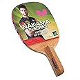 Butterfly Nakama Japanese Penhold Ping Pong Paddle - Recommended for Beginner & Intermediate Level Players - Includes Two Free 40+ Balls - International Table Tennis Federation Approved