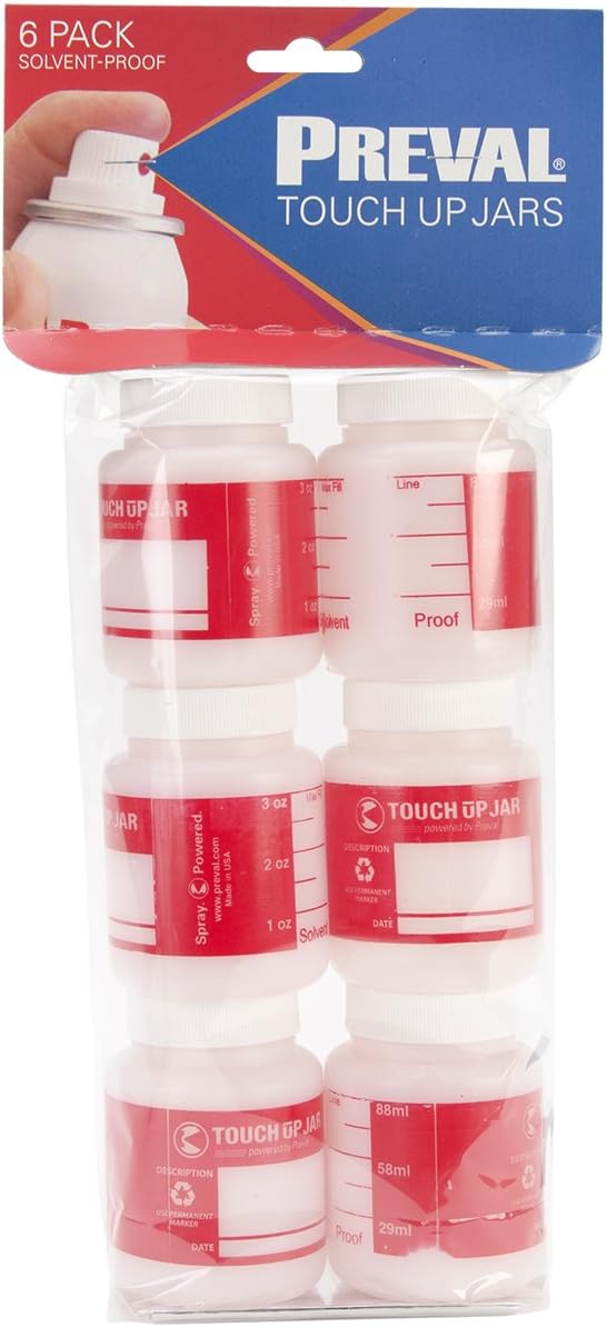 PrevalPlastic Bottles 6/Pkg-3oz