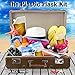 (6) Black & White Label Premium Plastic Flasks Liquor Rum Runner Flask Cruise Kit Sneak Alcohol Drink Wine Pouch Bag Set Reusable Concealable Flasks for Booze & Cocktails 2x32oz+2x16oz+2x8oz + Funnel