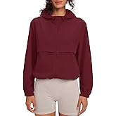 Locachy Women's Lightweight Athletic Workout Hoodie UPF 50+ Sun Protection Long Sleeve Full Zip Running Outdoor Jacket