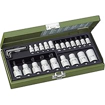 Proxxon 23296 18-Piece Special Socket Set for XZN Multi-Toothed