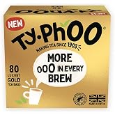 Typhoo Gold (More In Every Brew) 80 Luxury Tea Bags (Pack of 1)